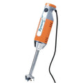 Dynamischer 220 W Stabmixer, Abnehmbarer 160 mm Schaft, Titanbeschichtete Klinge, Variable Geschwindigkeit bis 13.000 U/min, Orange